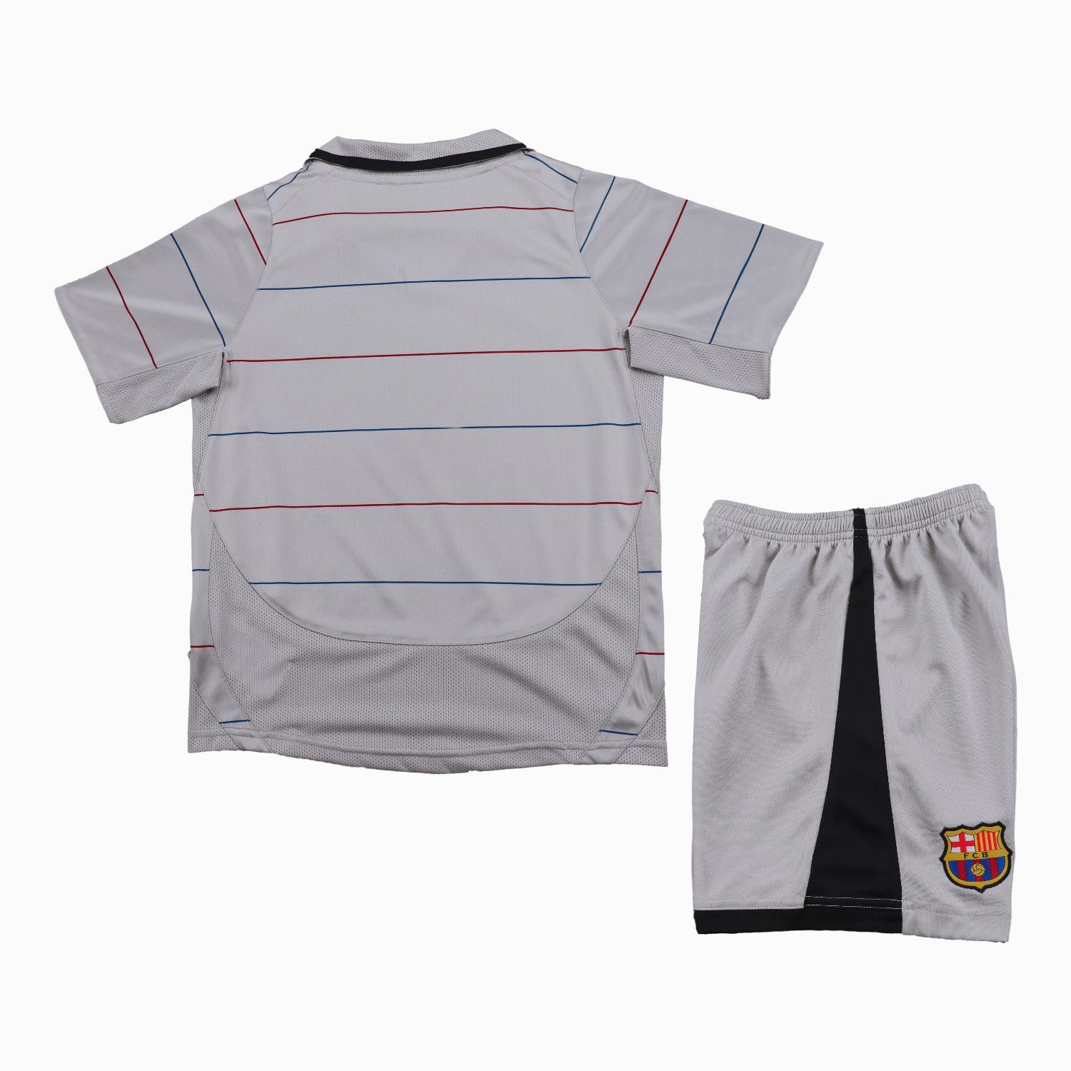 TFK-turbofussballkit-Retro Barcelona 2003-04 Away Kids Kit
