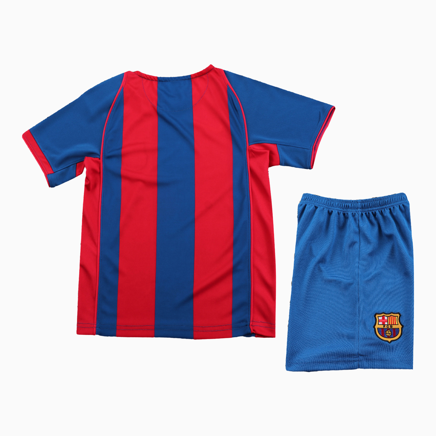 TFK-turbofussballkit-Retro Barcelona 2004-05 Home Kids Kit