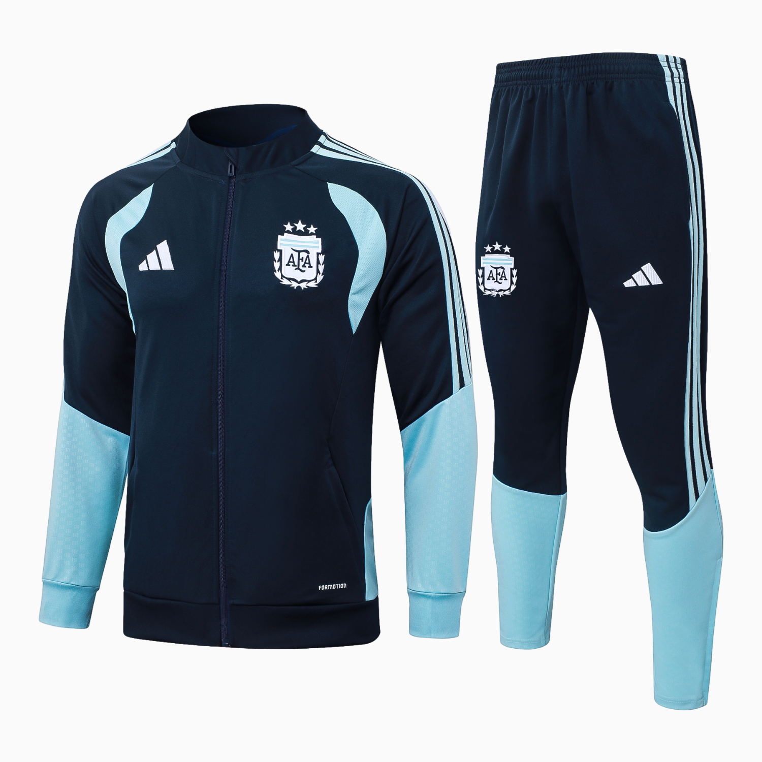 TFK-turbofussballkit-Argentina 25-26 Windbreaker Training Set - Dark Blue Top and Pants