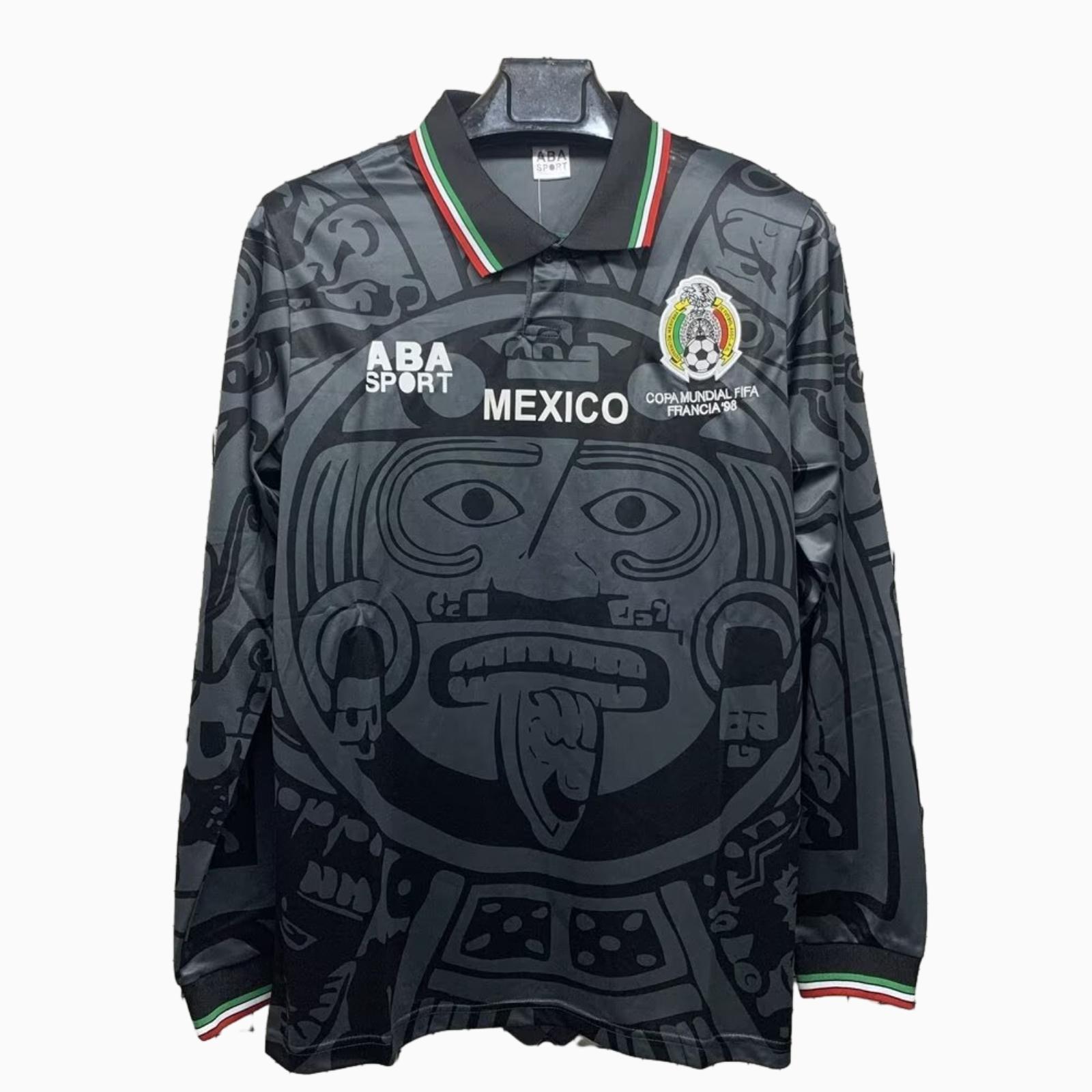 TFK-turbofussballkit-Retro Mexico 1998 Third Long Sleeves Jersey