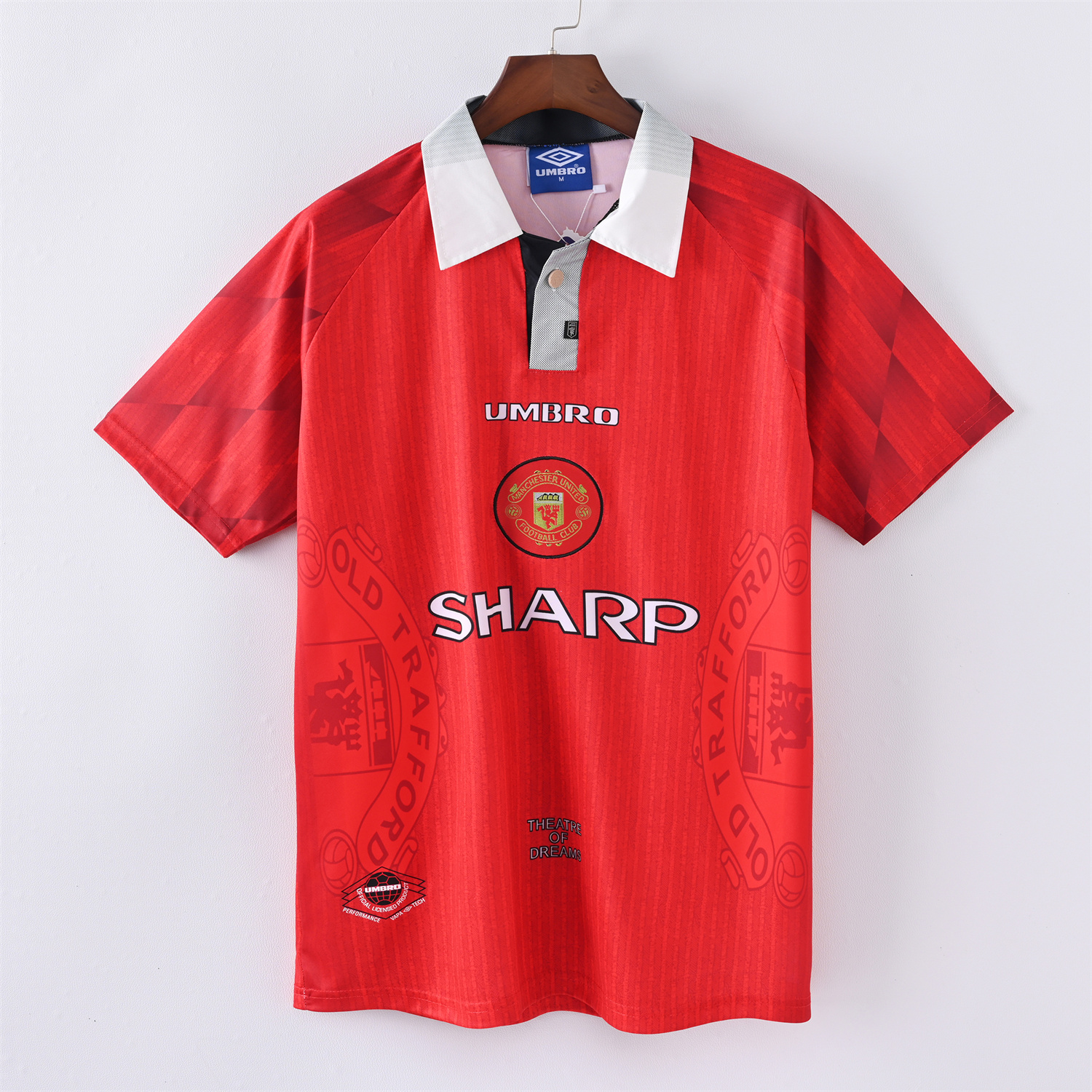 TFK-turbofussballkit-Retro Manchester United 96-97 Home Jersey
