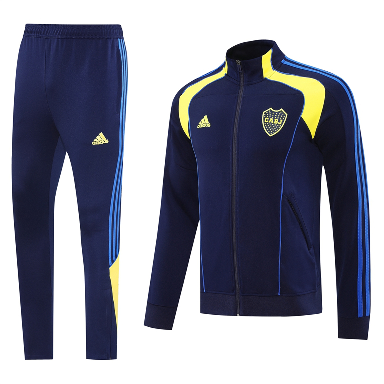 TFK-turbofussballkit-Boca Juniors 25-26 Jacket Training Tracksuit - Royal Blue Jackets & Pants