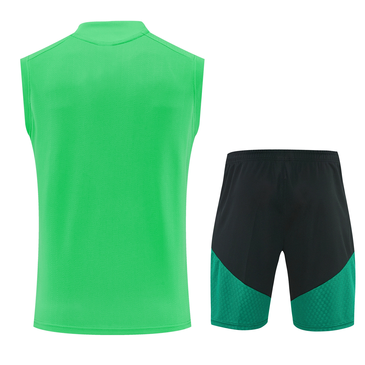 TFK-turbofussballkit-Mexico 2026 Vest Training Set - Green Vest and Black Shorts