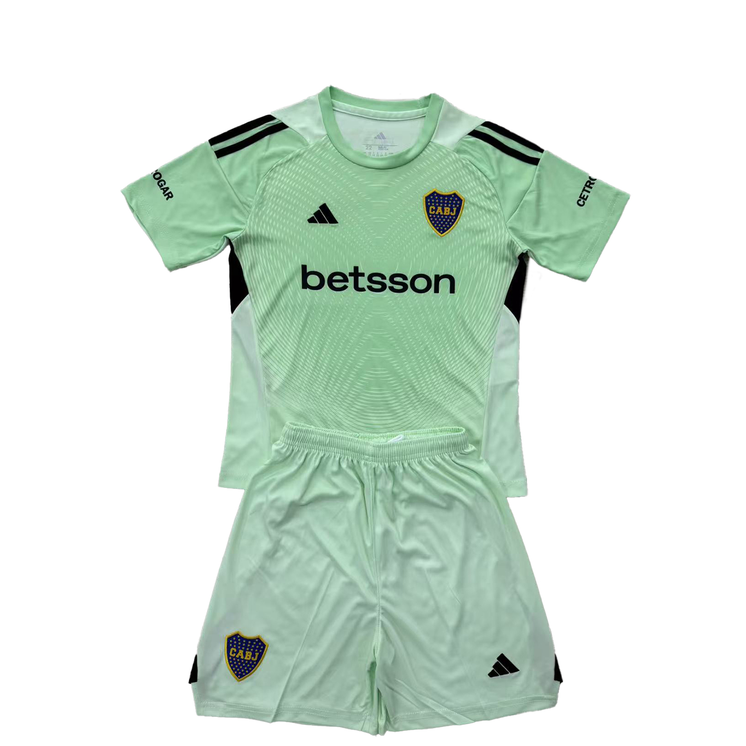 TFK-turbofussballkit-Boca Juniors 25-26 Green Goalkeeper Men's Adult Jersey Set - Fans Version