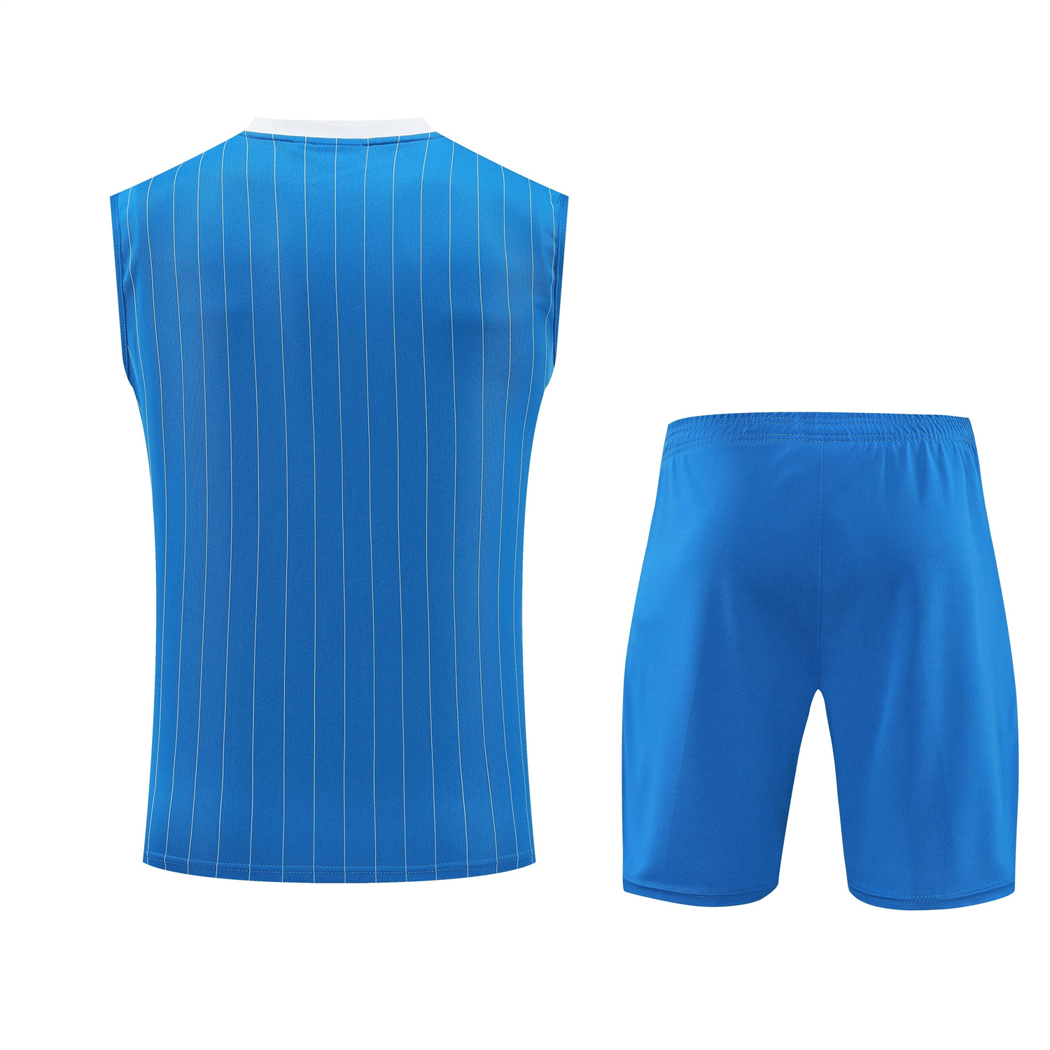 TFK-turbofussballkit-Real Madrid 25-26 Vest Training Set - Blue Vest & Blue Shorts