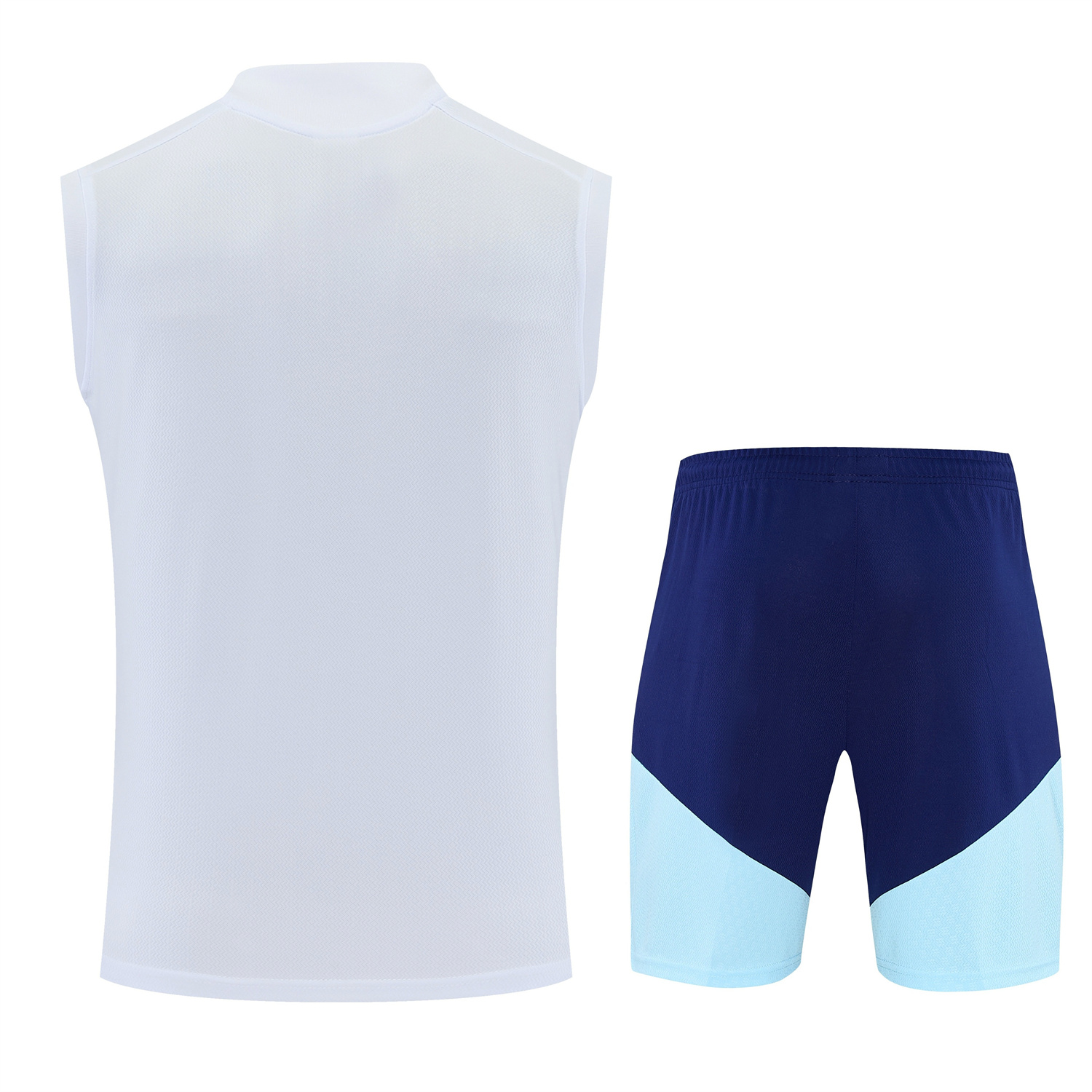 TFK-turbofussballkit-Argentina 2026 Vest Training Set - White Vest and Blue Shorts