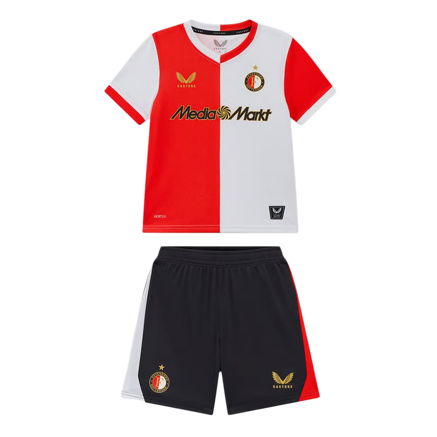TFK-turbofussballkit-Feyenoord 25-26 Home Kids Kit