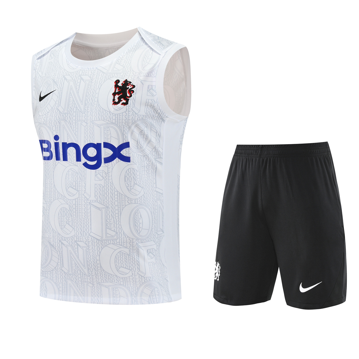 TFK-turbofussballkit-C.h.e.l.s.e.a 25-26 Training Vest Suit - White