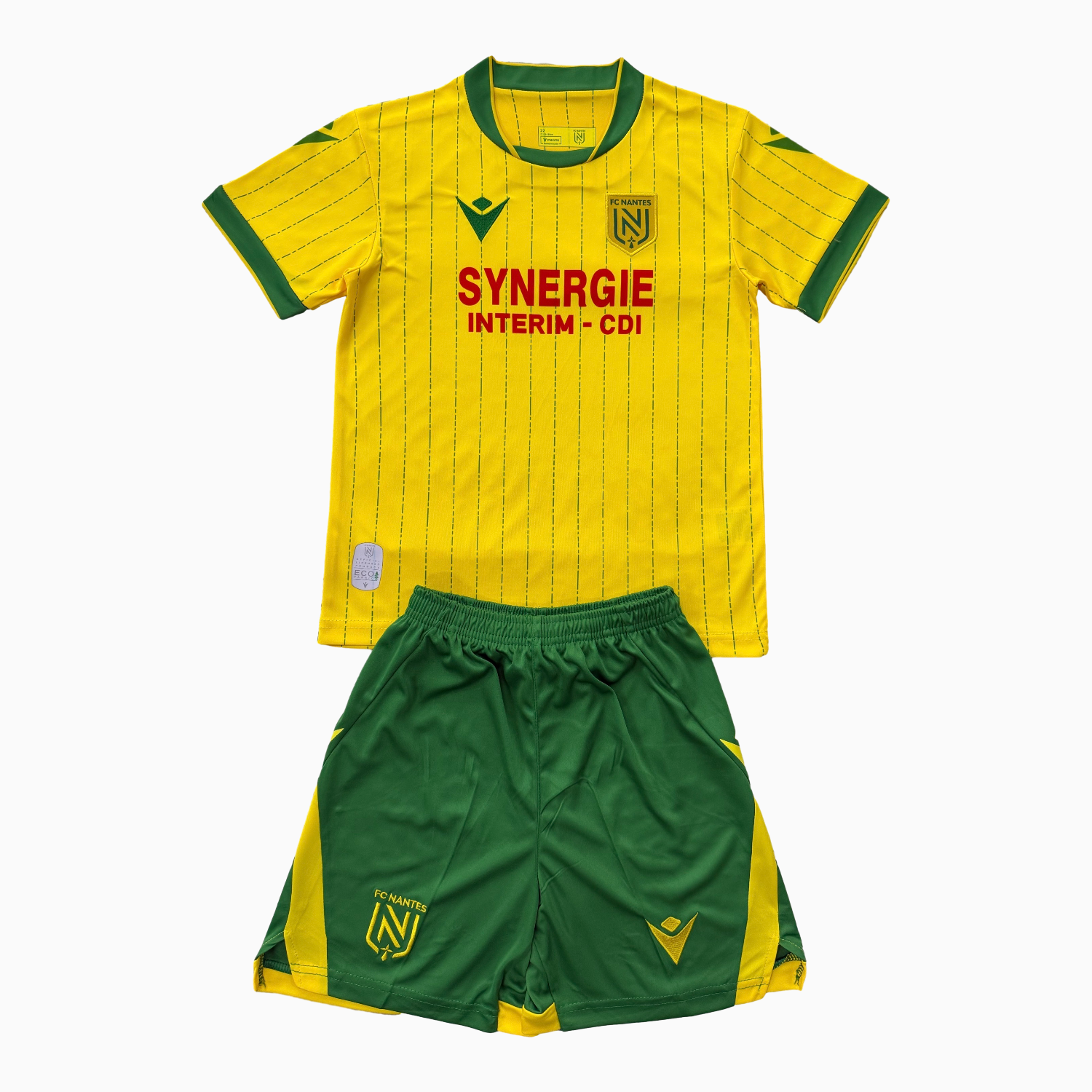 TFK-turbofussballkit-Nantes 25-26 Home Men's Adult Jersey Set - Fans Version