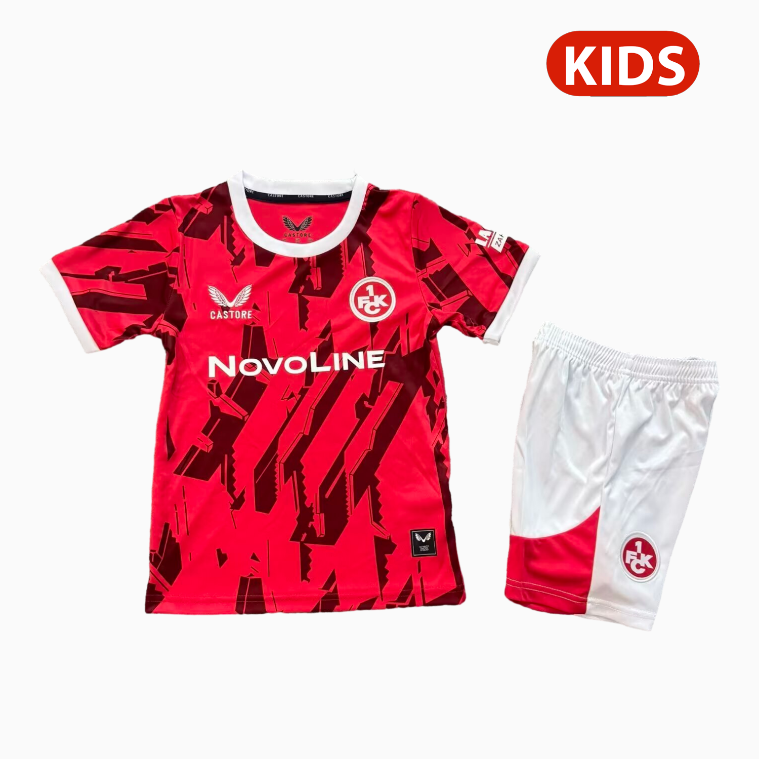 TFK-turbofussballkit-Kaiserslautern 25-26 Home Kids Kit