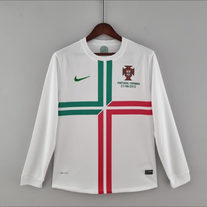TFK-turbofussballkit-Retro Portugal 2012 Away Long Sleeve Jersey