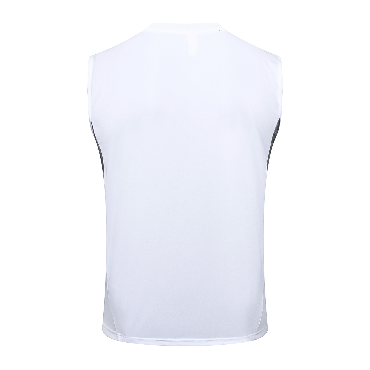 TFK-turbofussballkit-Real Madrid 25-26 Vest Training Set - White Vest and Black Shorts