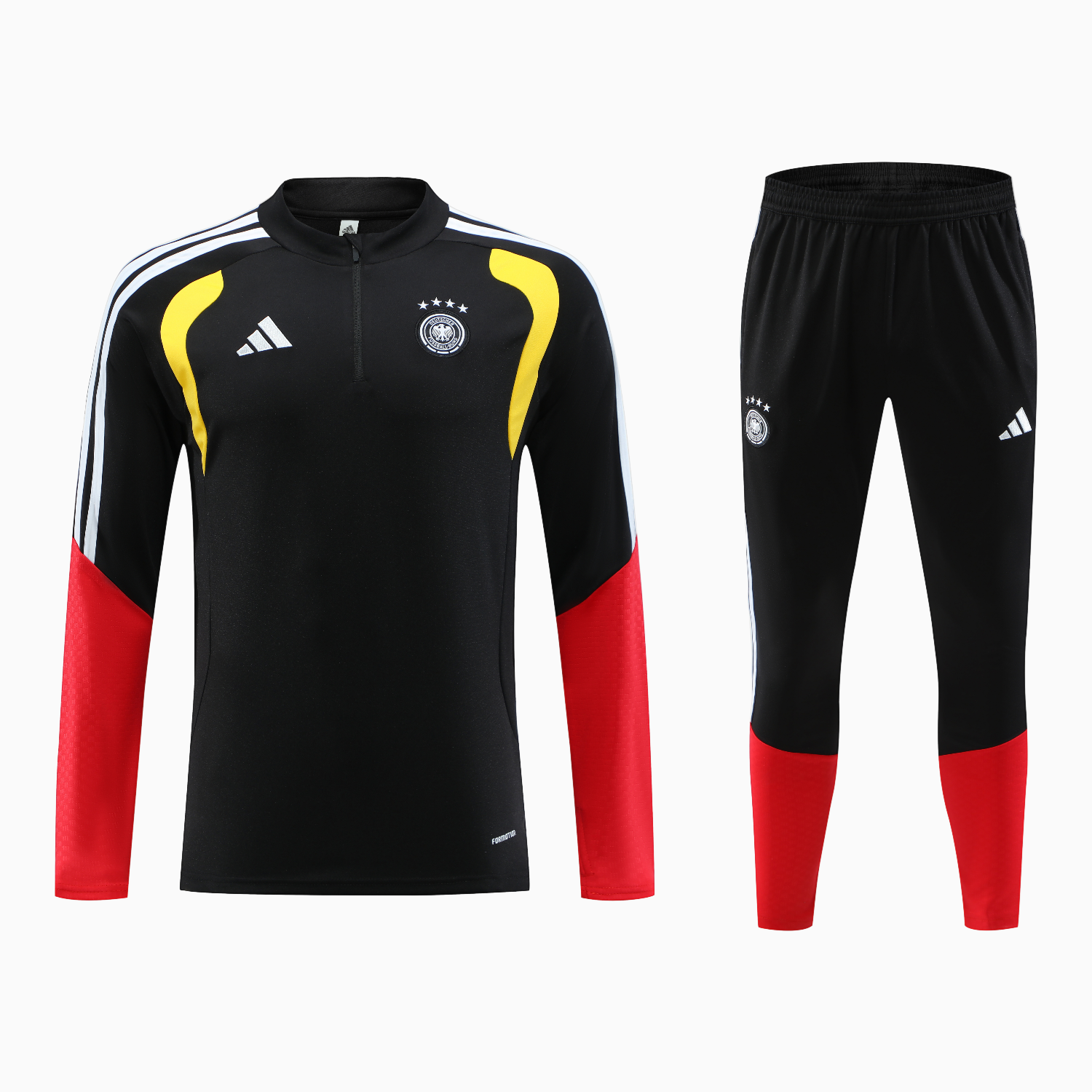 TFK-turbofussballkit-Germany 2026 Kids Long Sleeve Training Set - Black Top & Pants