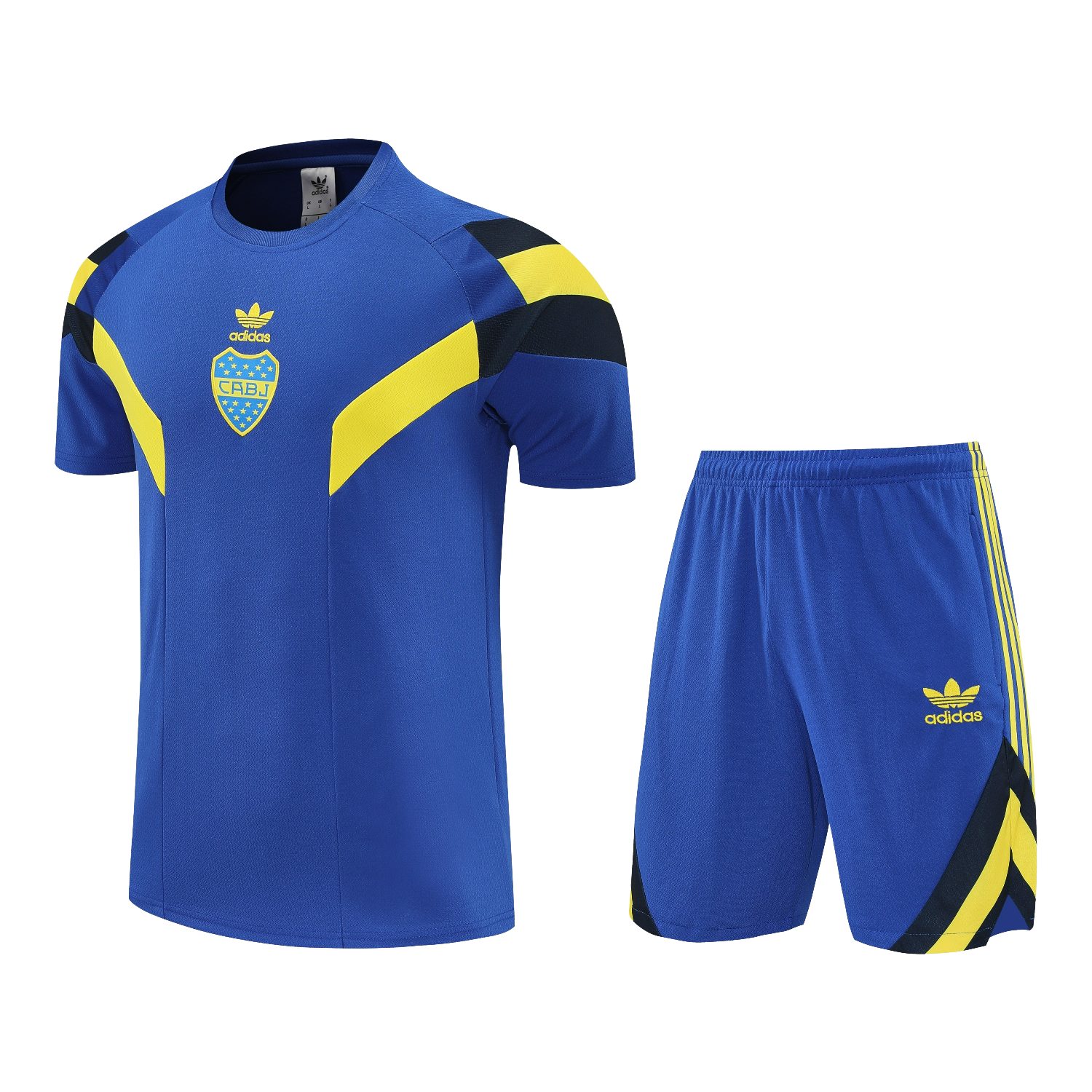 TFK-turbofussballkit-Boca Juniors 25-26 Short-Sleeve Training Set - BlueTop & Blue Shorts