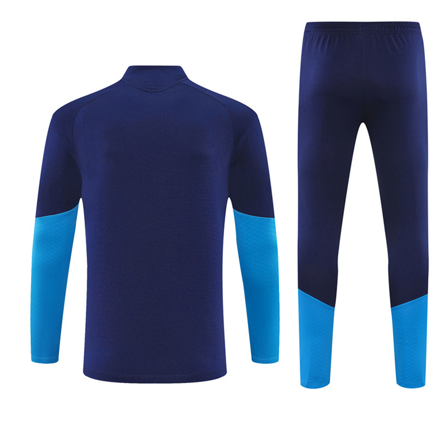 TFK-turbofussballkit-Spain 2026 Kids Long Sleeve Training Set - Royal Blue Top & Pants