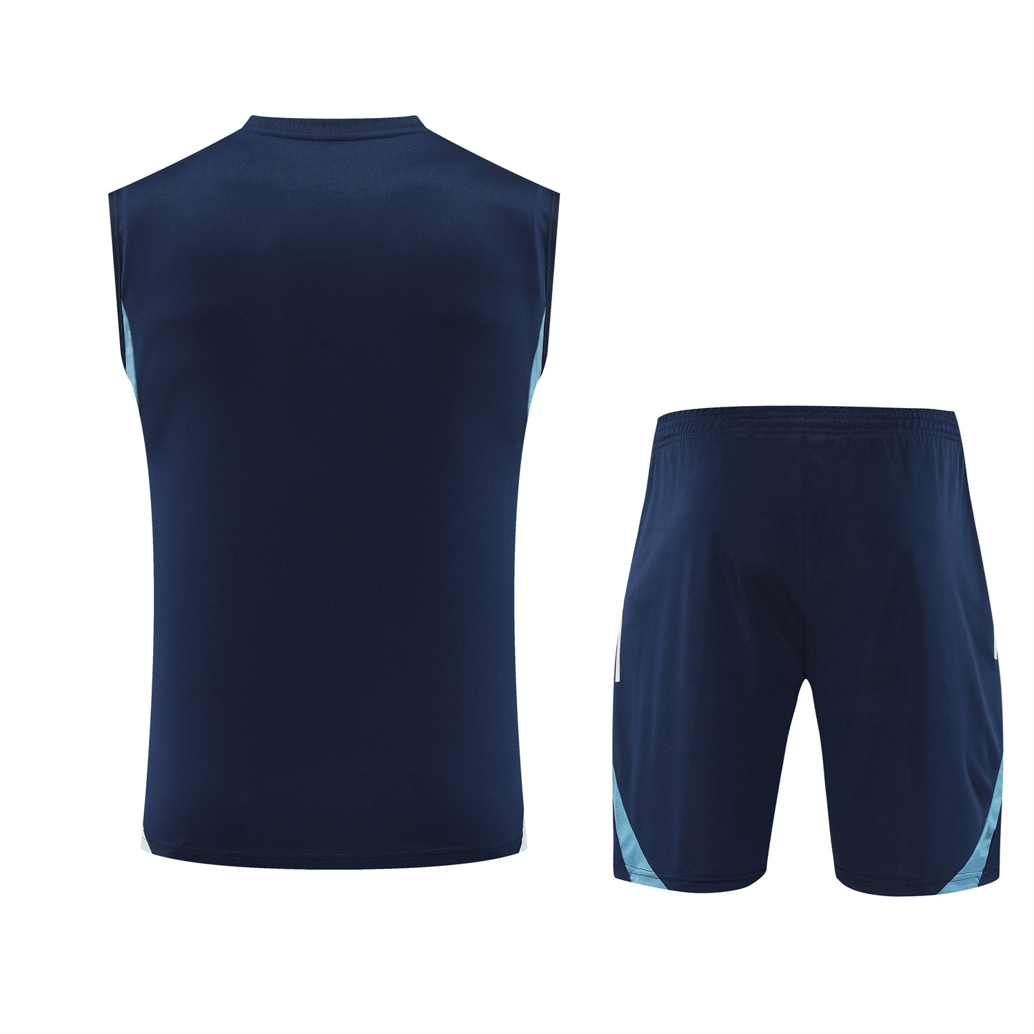 TFK-turbofussballkit-Arsenal 25-26 Vest Training Set - Deep Blue Vest and Shorts