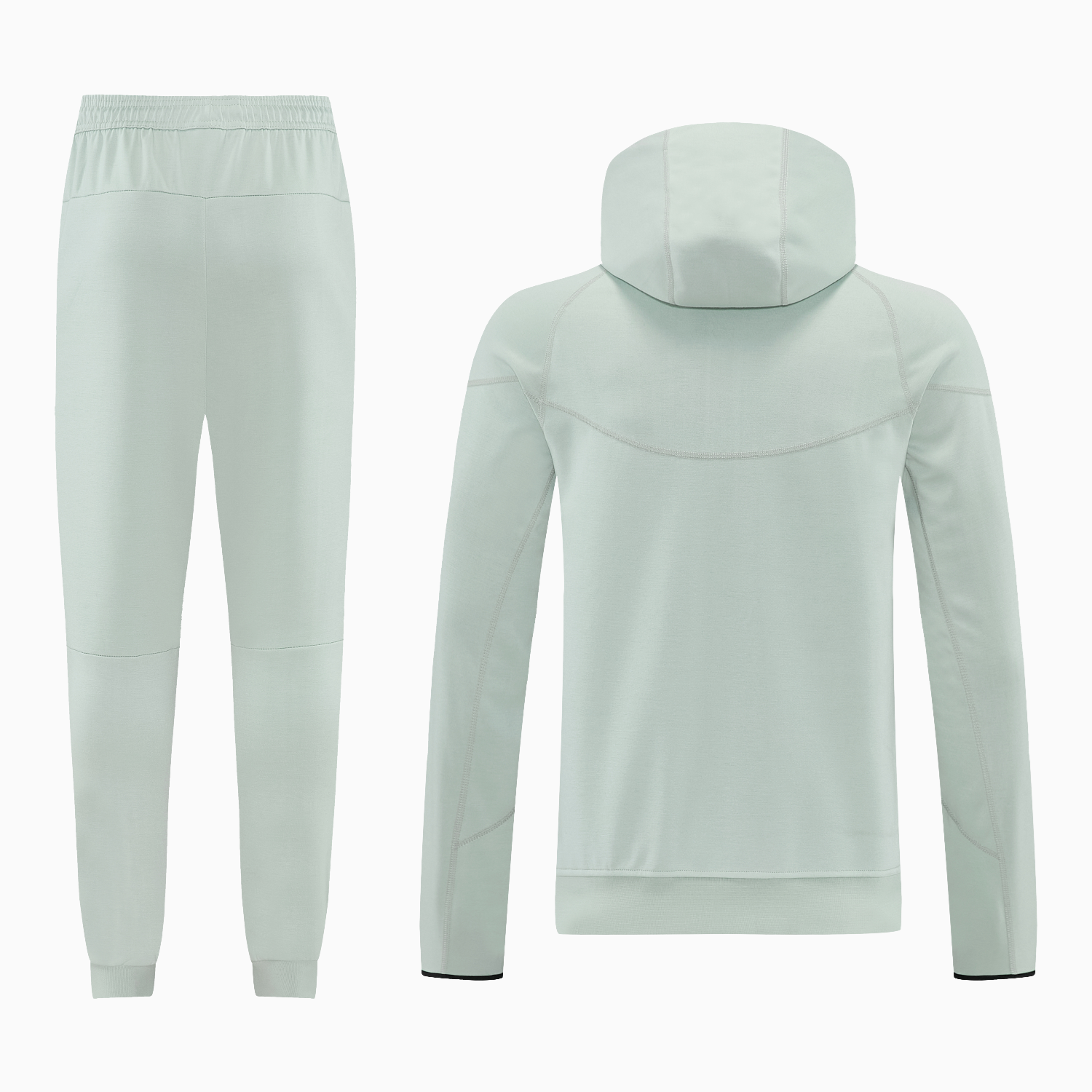 TFK-turbofussballkit-Inter Milan 25-26 Hooded Windbreaker Training Set - Grey Green Top & Pants