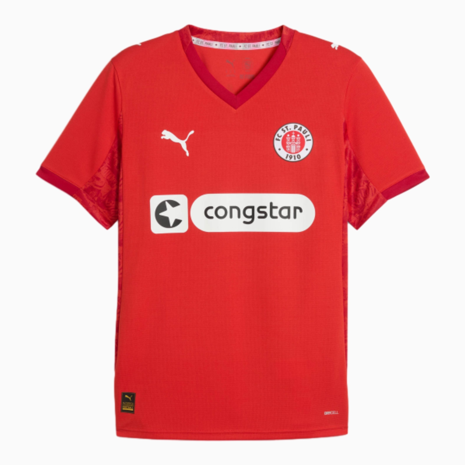 TFK-turbofussballkit-St. Pauli 25-26 Fourth Red Jersey - Fans Version