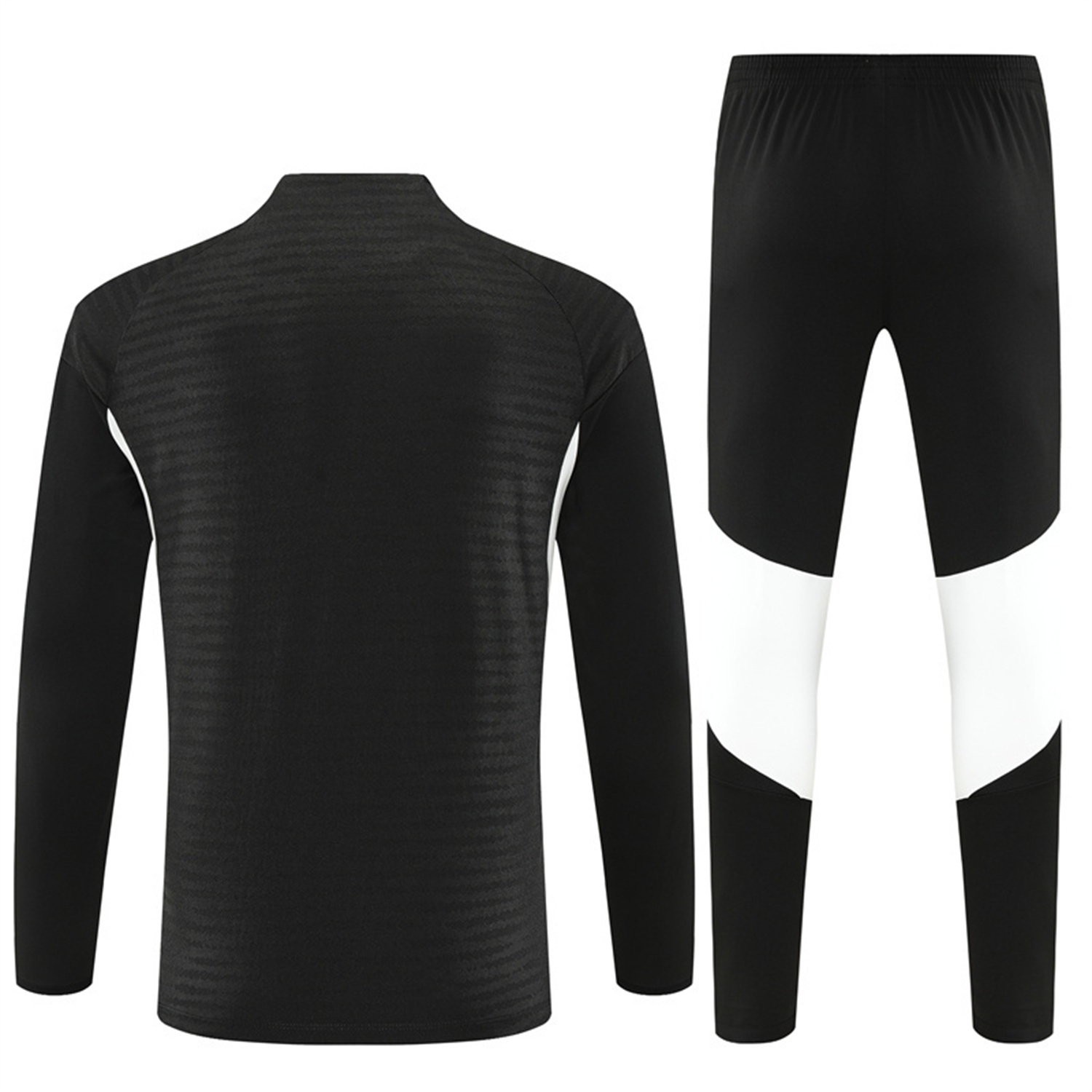 TFK-turbofussballkit-Liver.pool 25-26 Kids Long Sleeve Training Set - Player Version - Black Top & Black Pants