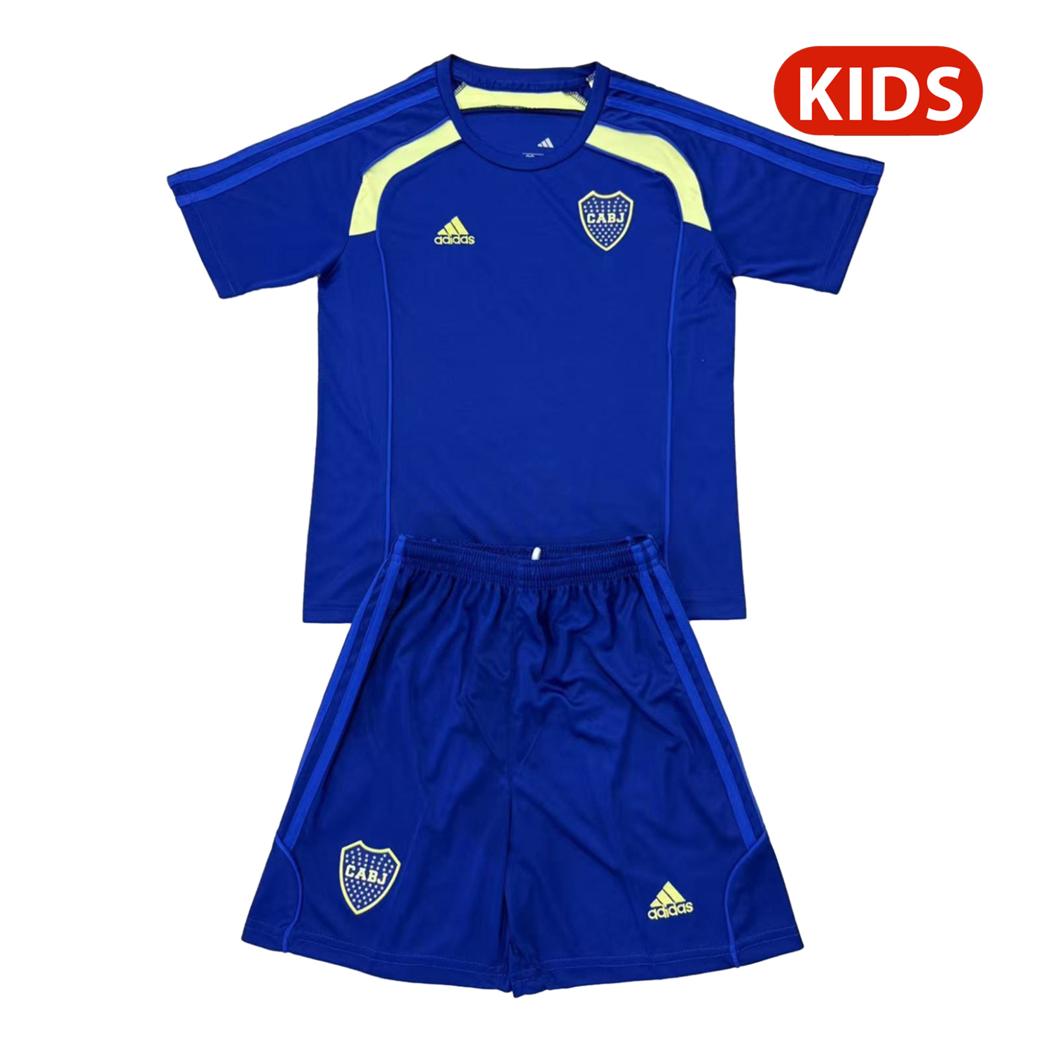 TFK-turbofussballkit-Boca Juniors 25-26 Urban Purist Throwback Blue Kids Kit