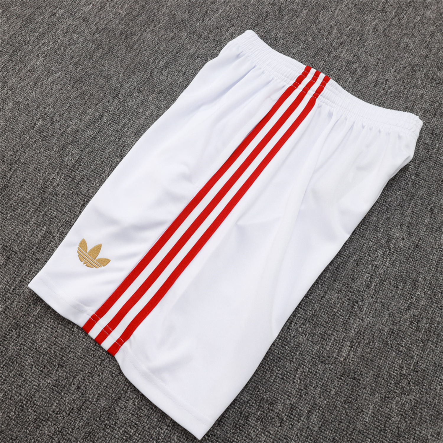 TFK-turbofussballkit-Bayern Munich 2025 125th Anniversary Vest Training Set - White Top and Shorts