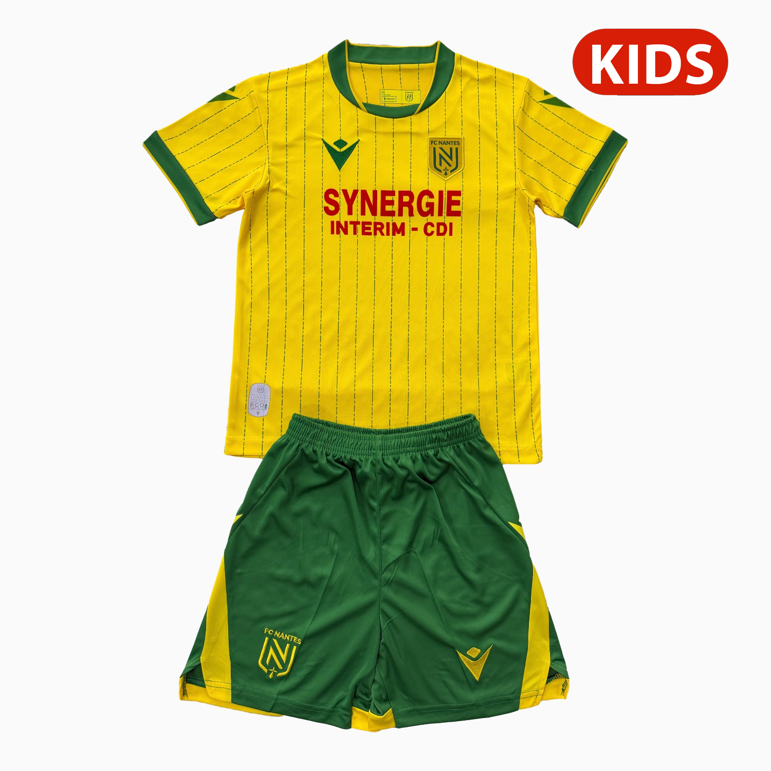 TFK-turbofussballkit-Nantes 25-26 Home Kids Kit