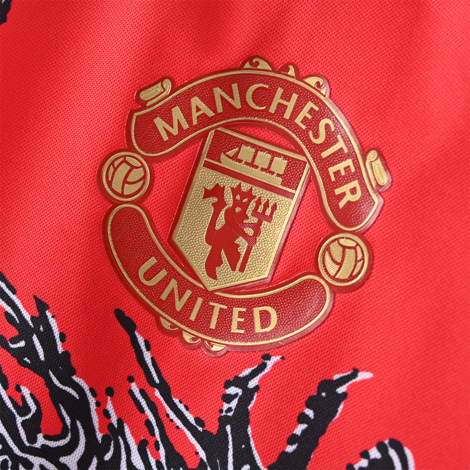 TFK-turbofussballkit-Retro Manchester United 2019-20 Chinese New Year Special Edition Jersey