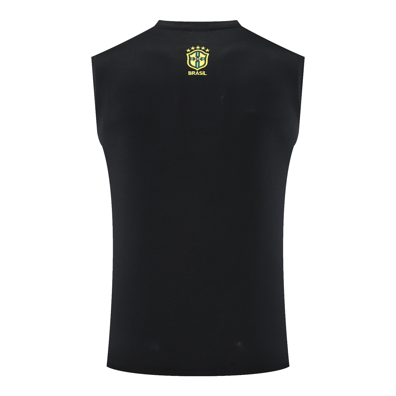 TFK-turbofussballkit-Brazil 25-26 Blue Jesus Statue Vest Training Set - Blue Vest & Black Shorts
