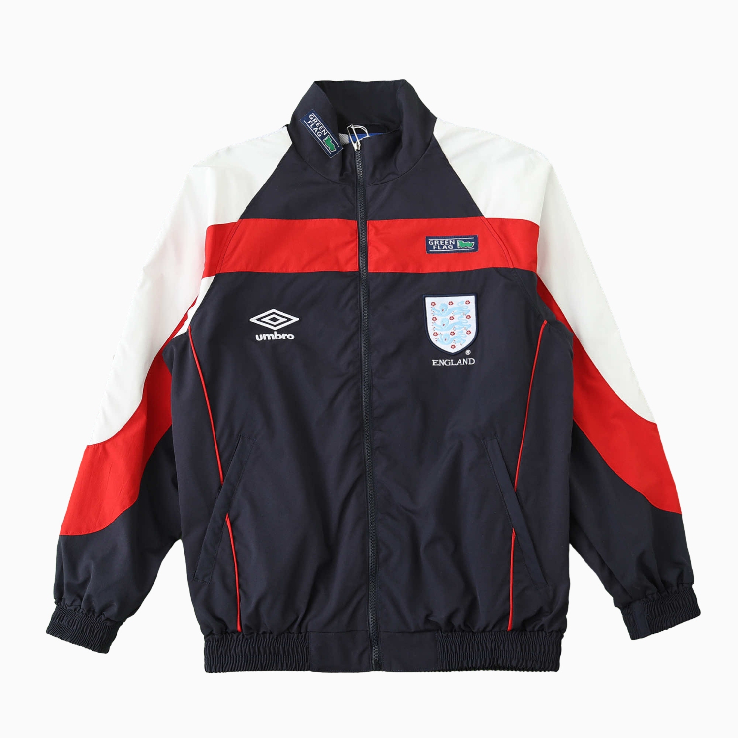 TFK-turbofussballkit-Retro England 1998 Windbreaker - Black
