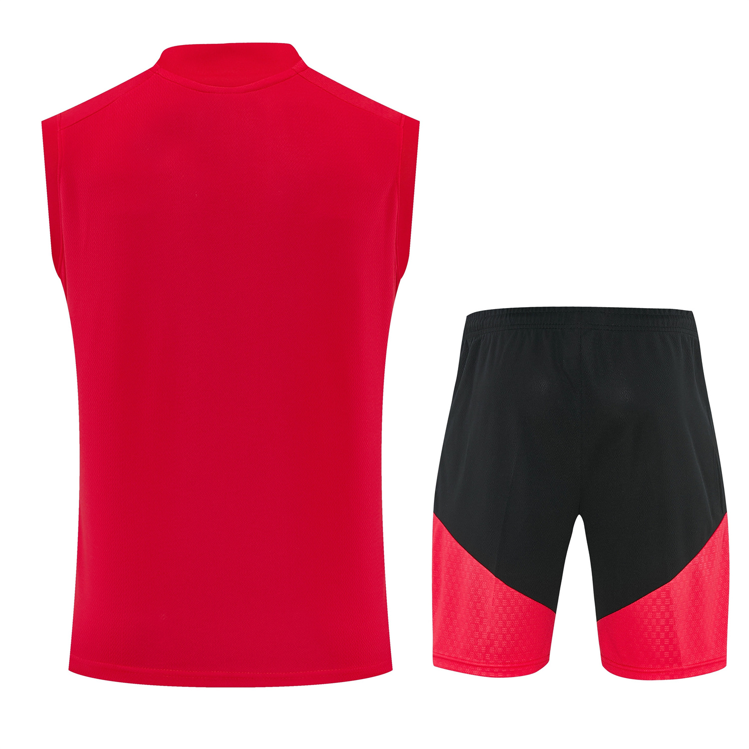 TFK-turbofussballkit-Germany 2026 Vest Training Set - Red Vest and Black Shorts